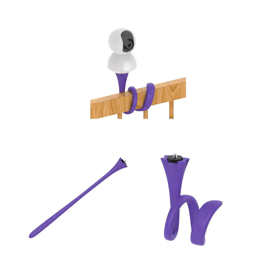 Baby Monitor Mount Works for Baby Smart Baby Monitor Flex Stand（Purple）