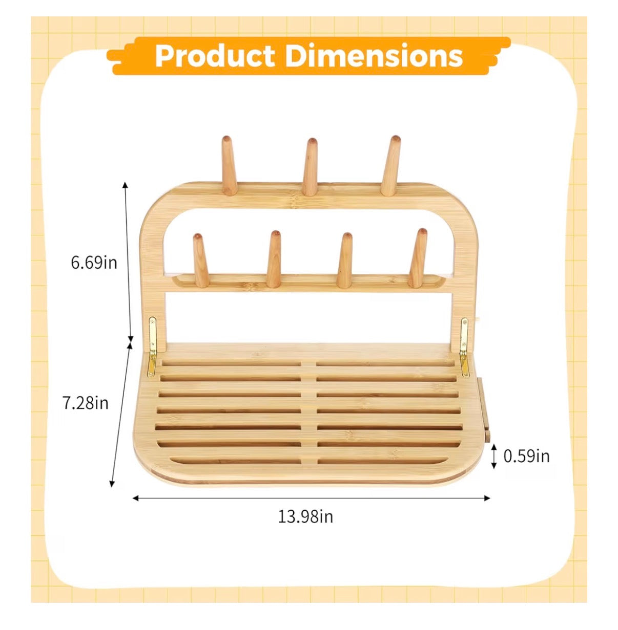 Bamboo Baby Bottle Drying Rack Baby Bottle drying Rack Space Saving Bottle Drying Rack Bamboo Baby Bottle Rack Dryer Baby Bottle Holder & Baby Bottle Dryer Rack Baby Bottle Brush and Drying Rack